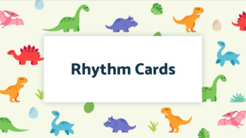 Preview of Dinosaur Rhythm Cards