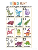 Dinosaur Scavenger Hunt