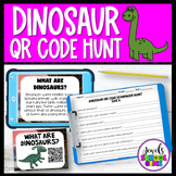 Dinosaur Scavenger Hunt with Dinosaur Trivia | QR Code Activities