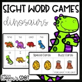 Dinosaur Sight Word Games