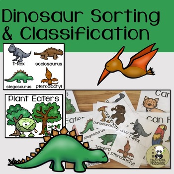 Preview of Dinosaur Sorting Activity