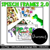 Dinosaur Speech Frames- No Prep Articulation Language Therapy