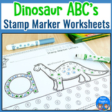 Dinosaur Stamp Marker Worksheets