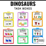 Dinosaur Task Boxes for Special Ed Autism | Fine Motor Fre