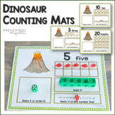 Dinosaur Ten Frame Counting Mats