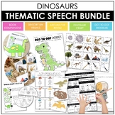 Dinosaur Thematic Unit for Speech Therapy