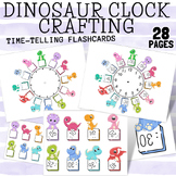 Dinosaur Theme Clock Crafting | Time-Telling Flashcard | L