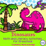 Dinosaur Theme Math and Literacy Activities