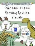 Dinosaur Theme Morning Routine Posters