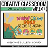 Dinosaur Theme Welcome Bulletin Board 