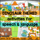 Dinosaur Activities for Speech and Language Therapy | Play