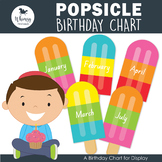 Popcsicle Themed Birthday Chart