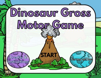 Dinosaur Gross Motor and Brain Break Ideas - Pink Oatmeal