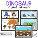Dinosaur Themed Preschool Boom Cards™ for Distance Learning