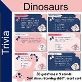 Dinosaur Trivia Game for Middle School 