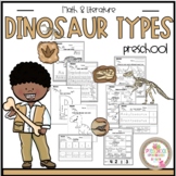 Dinosaur Types Math and Literature