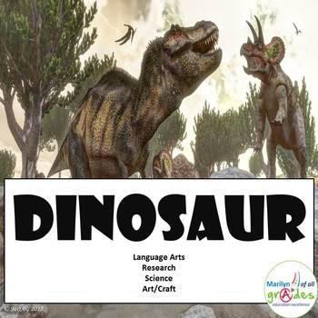 Preview of Dinosaur Classroom Themed Pack - Activities and Worksheets.
