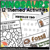 Dinosaur Math and Literacy Centers, Paleontologist Activit