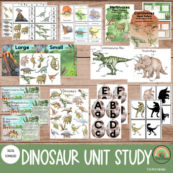 Preview of Dinosaur Unit Study