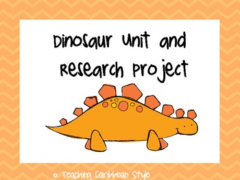 dinosaur research project 4th grade