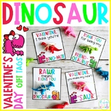 Dinosaur Valentine's Day Gift Tags