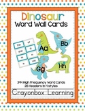 Dinosaur Word Wall Cards and Headers {editable file too!}