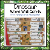 Dinosaur Word Wall Cards