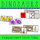 Dinosaur Work Task Box Activities