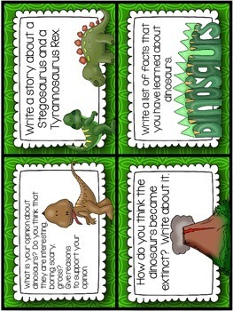 Dinosaur Write It Up Writing Activities & Prompts by Stephany Dillon