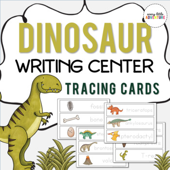 Preview of Dinosaur Writing Center Cards