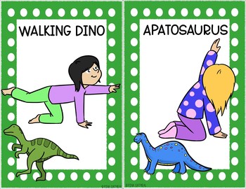 Dinosaur Yoga Clip Art Kids By Pink Oatmeal Movement For The Classroom