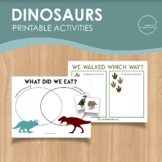 Dinosaur and archaeology printable activity, Geology, Mont