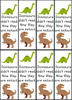 dinosaur bookmark by kyla vongrad teachers pay teachers