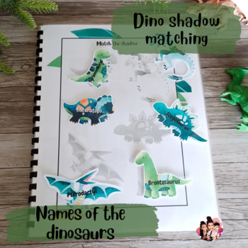 Dinosaur busy book, Toddler quiet book, Preschool busy binder