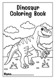 Dinosaur coloring book