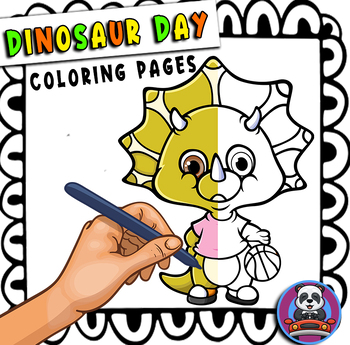 Preview of Dinosaur day - Coloring Pages - dinosaur coloring pages - dinosaur craft