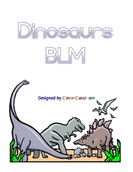 Preview of Dinosaur Themed Printables
