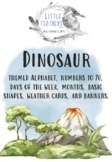Dinosaur themed basic décor printables
