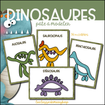 Preview of Dinosaures - Pâte à modeler