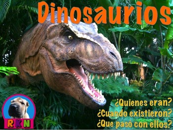 Preview of Los Dinosaurios: Presentación en PowerPoint y Actividades