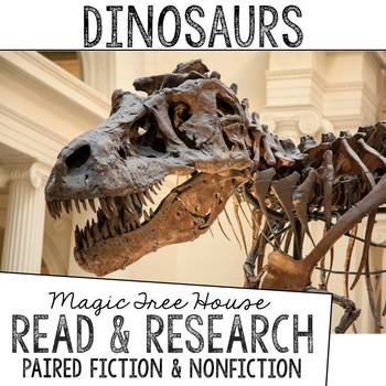 Preview of Dinosaurs Before Dark Book Study  Dinosaurs Fact Tracker Comprehension Questions