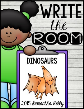 Preview of Dinosaurs Write the Room Center