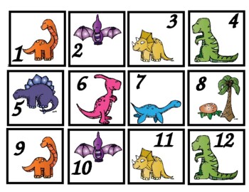 Preview of Dinosaurs 4 calendars