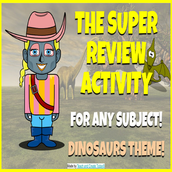 Preview of Super Review Activity Game Test Prep  Math ELA History Comprehension