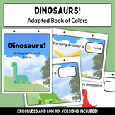Dinosaurs! - Adapted Book about Colors **Errorless Version