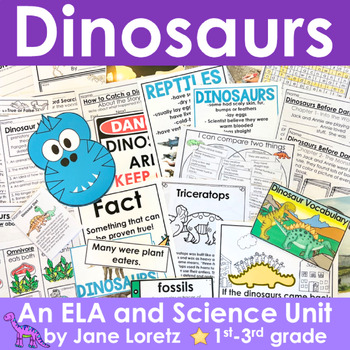 Preview of Dinosaurs  Literacy and Science Unit