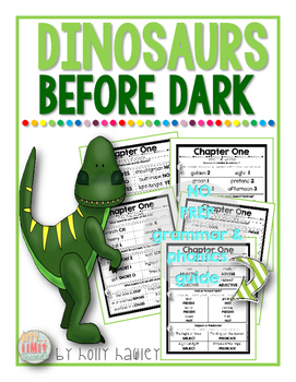 Preview of Dinosaurs Before Dark Grammar & Phonics Read Aloud Guide