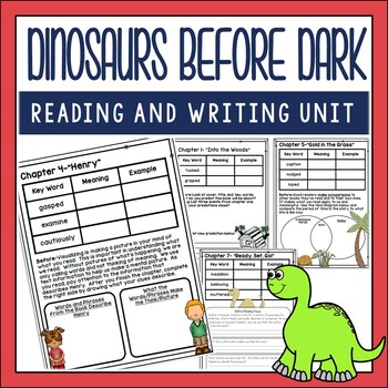 Preview of Dinosaurs Before Dark Novel Study