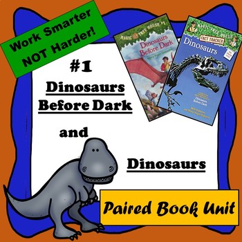 Preview of Dinosaurs Before Dark & Dinosaurs A Paired Reading--Magic Tree House