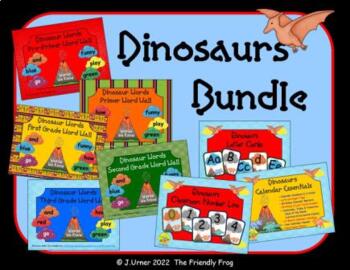 Preview of Dinosaurs Classroom Decor Bundle